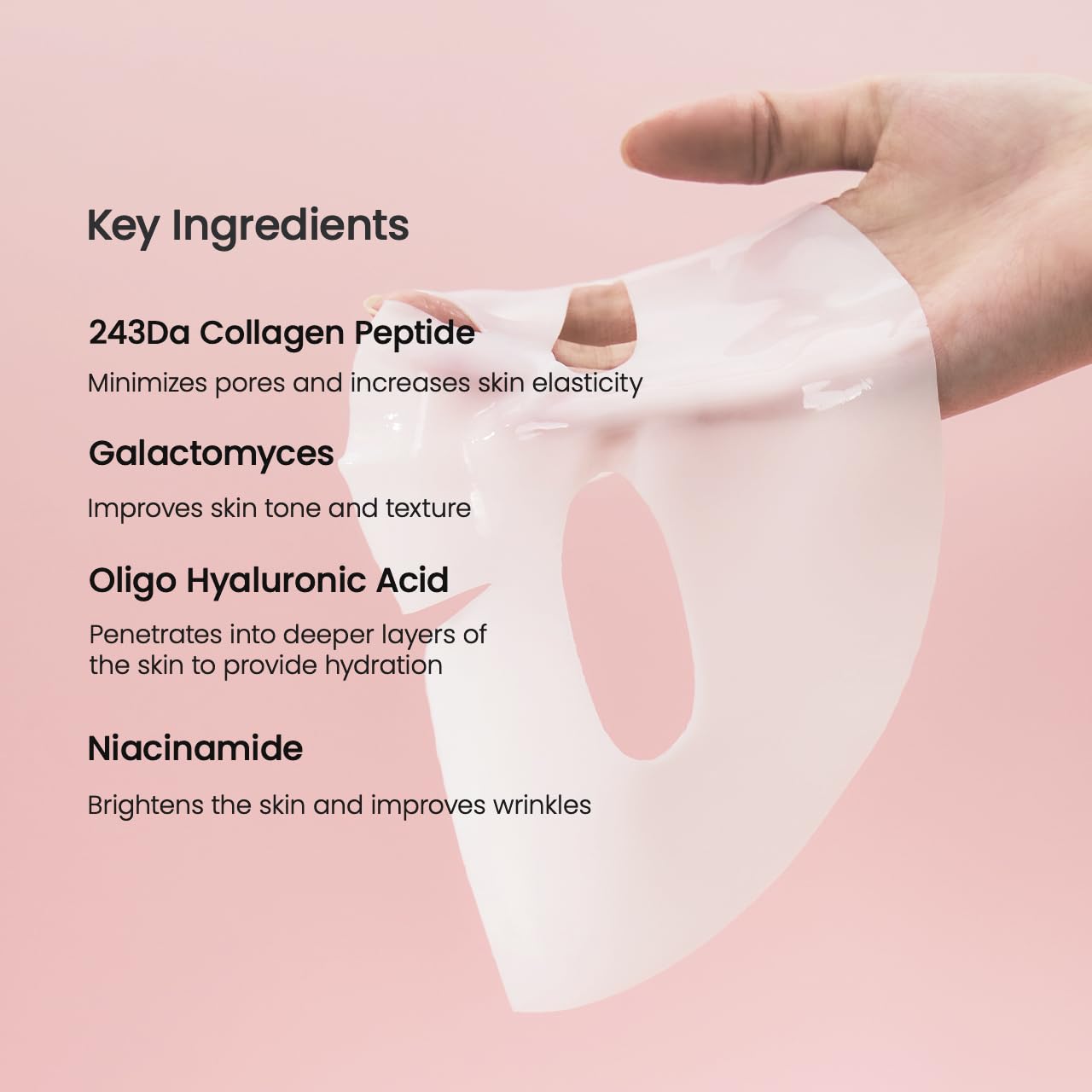 Masque gel hydratant en profondeur au bio-colagène